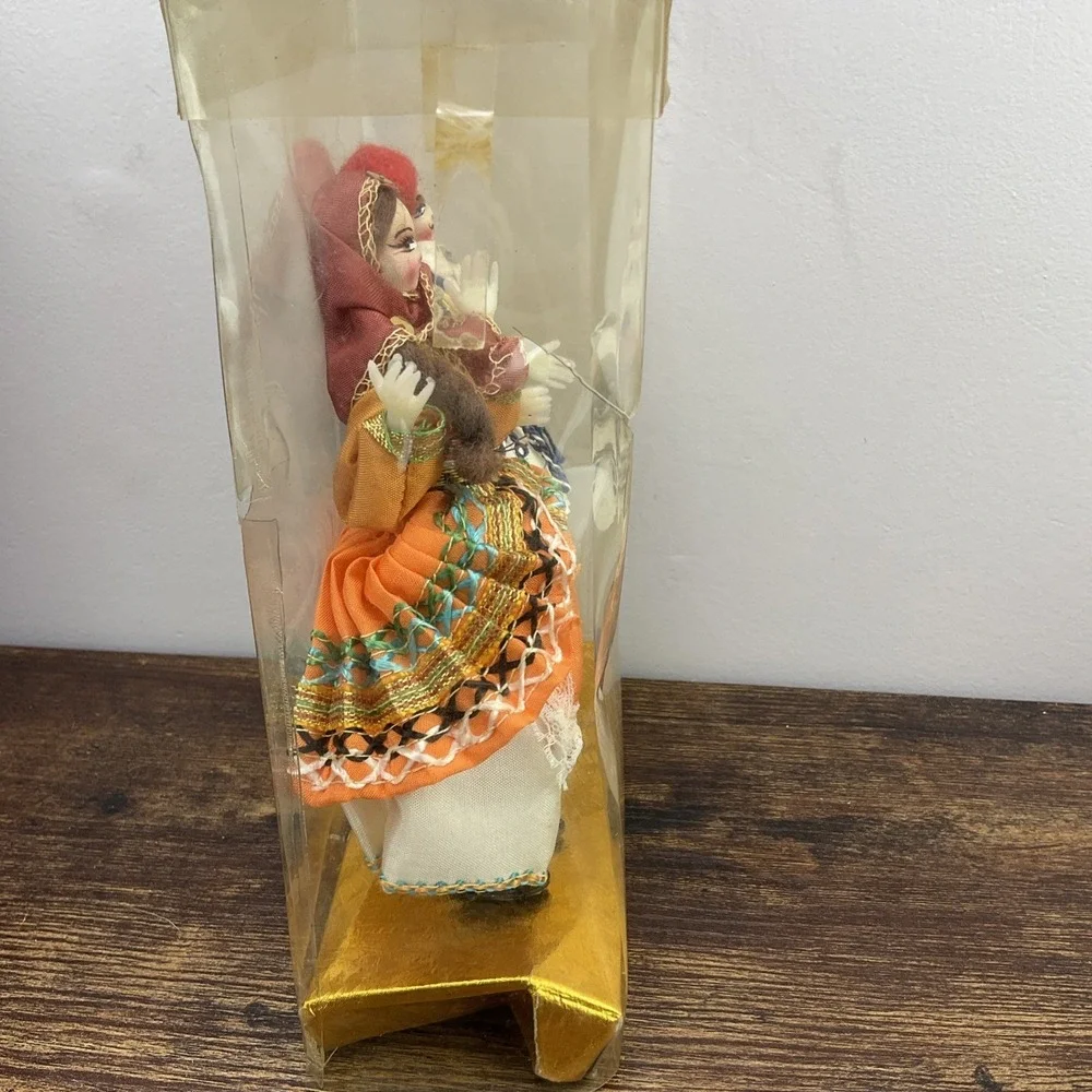 Hand Made Traditional Folk Art Collectible Dolls Vintage New In Box